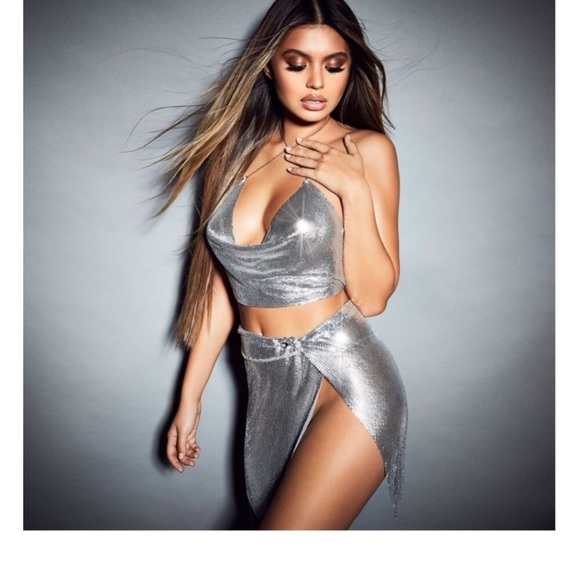 Oh Polly Other - ⛓Glitterati Chainmail Skirt & Top Set⛓